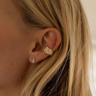 Diamond Angel Eye Wing Ear Cuff    by Logan Hollowell Jewelry