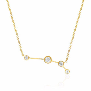 Aries Constellation Necklace | Ready to Ship Yellow Gold   by Logan Hollowell Jewelry