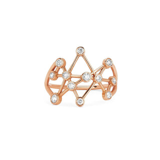 Baby Midas Star Ring Rose Gold 2  by Logan Hollowell Jewelry