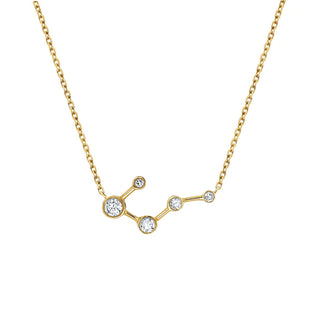 Big Dipper Diamond Constellation Necklace | Ready to Ship Yellow Gold 16" - 18"  by Logan Hollowell Jewelry