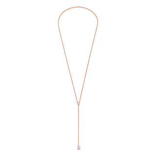 Angel Eye Adjustable Lariat Rose Gold   by Logan Hollowell Jewelry