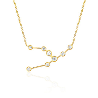 Taurus Constellation Necklace | Ready to Ship Yellow Gold   by Logan Hollowell Jewelry