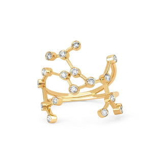 Sagittarius Diamond Constellation Ring | Ready to Ship Yellow Gold 3.5  by Logan Hollowell Jewelry