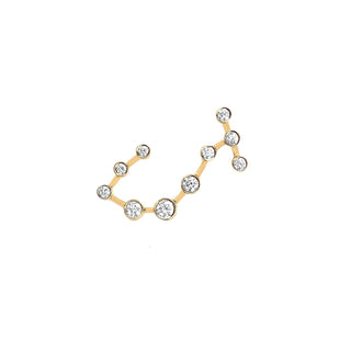 Baby Scorpio Diamond Constellation Stud | Ready to Ship    by Logan Hollowell Jewelry