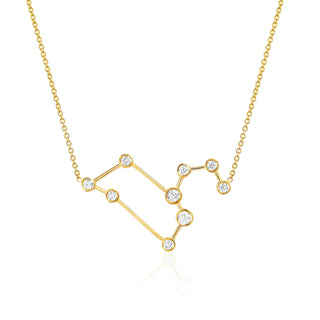 Leo Constellation Necklace | Ready to Ship Yellow Gold   by Logan Hollowell Jewelry
