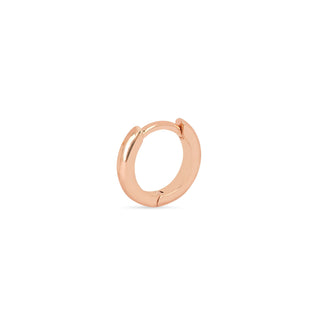 Solid Mini Goddess Hoop | Ready to Ship Rose Gold   by Logan Hollowell Jewelry