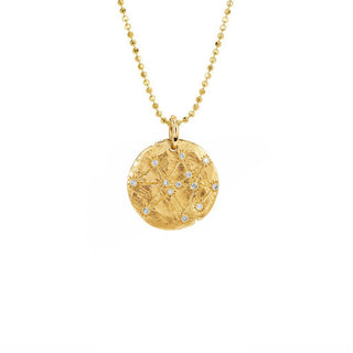 Baby Midas Star Coin of Abundance & Prosperity Coin Necklace Ball Chain Yellow Gold 16" by Logan Hollowell Jewelry