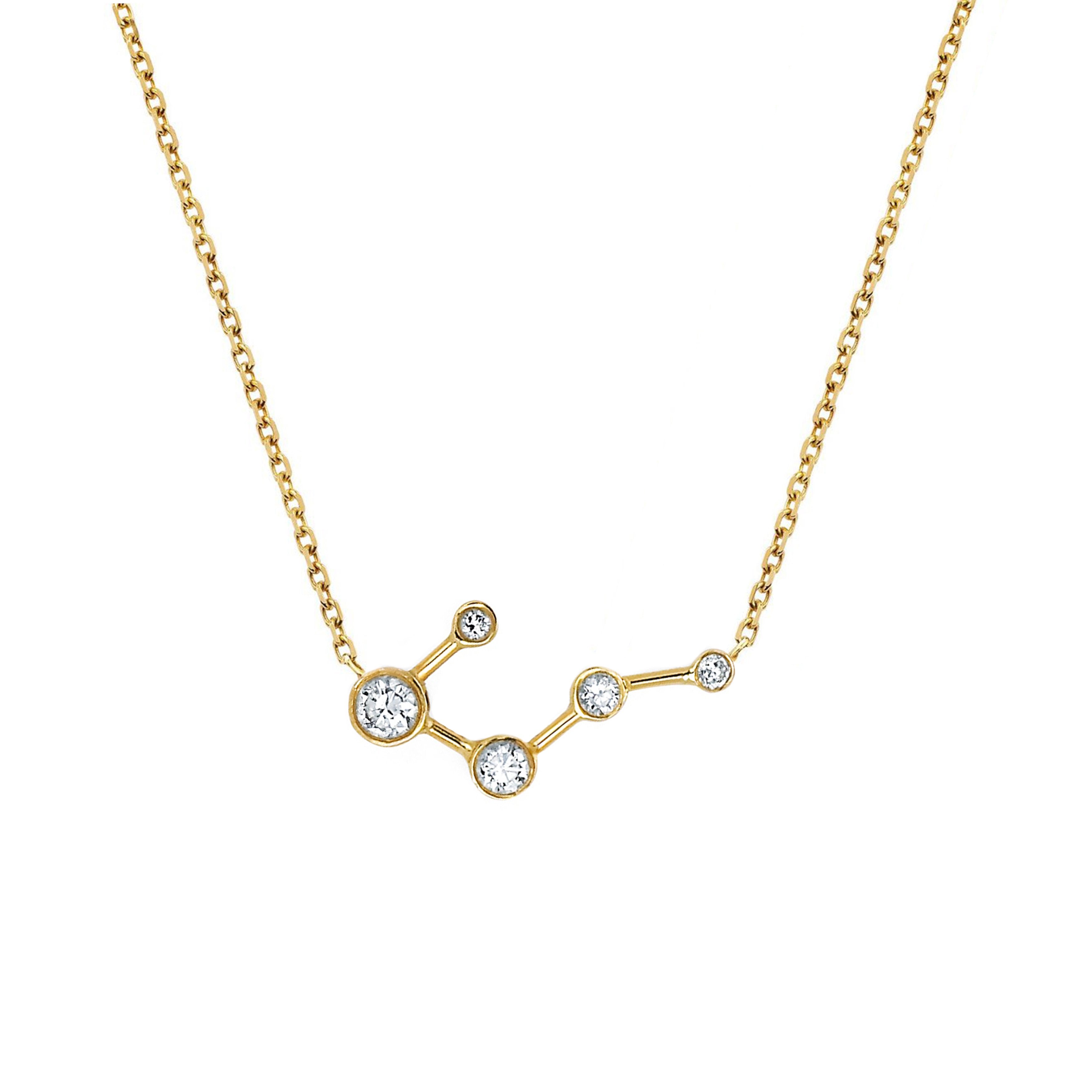 Gemini Diamond Constellation Necklace – Marissa Collections