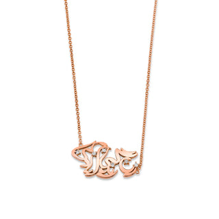Zan. Zendegi. Azadi. Constellation Necklace Rose Gold 16-18"  by Logan Hollowell Jewelry