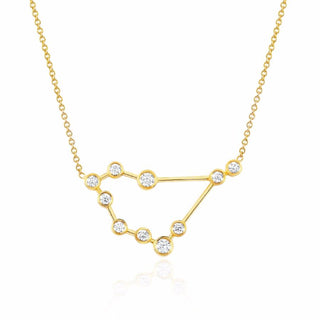 Capricorn Constellation Necklace | Ready to Ship Yellow Gold   by Logan Hollowell Jewelry