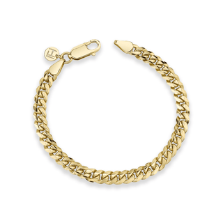 Cuban Queen Bracelet | Ready to Ship 6.5" Yellow Gold  by Logan Hollowell Jewelry