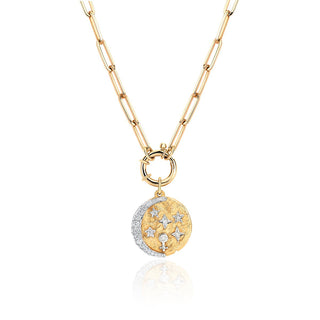 18k Divine Feminine Alchemy Coin Charm    by Logan Hollowell Jewelry