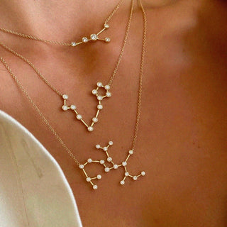 Pisces Constellation Necklace    by Logan Hollowell Jewelry