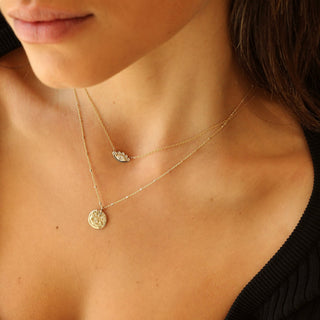 Angel Eye Diamond Necklace    by Logan Hollowell Jewelry