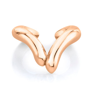 Solid Tusk Ear Cuff Rose Gold   by Logan Hollowell Jewelry