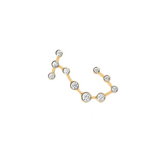 Baby Scorpio Diamond Constellation Studs    by Logan Hollowell Jewelry