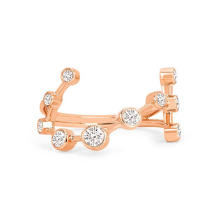 Scorpio Diamond Constellation Ring Rose Gold 3  by Logan Hollowell Jewelry