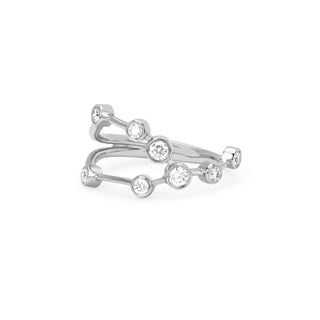 Taurus Constellation Ring White Gold 4  by Logan Hollowell Jewelry