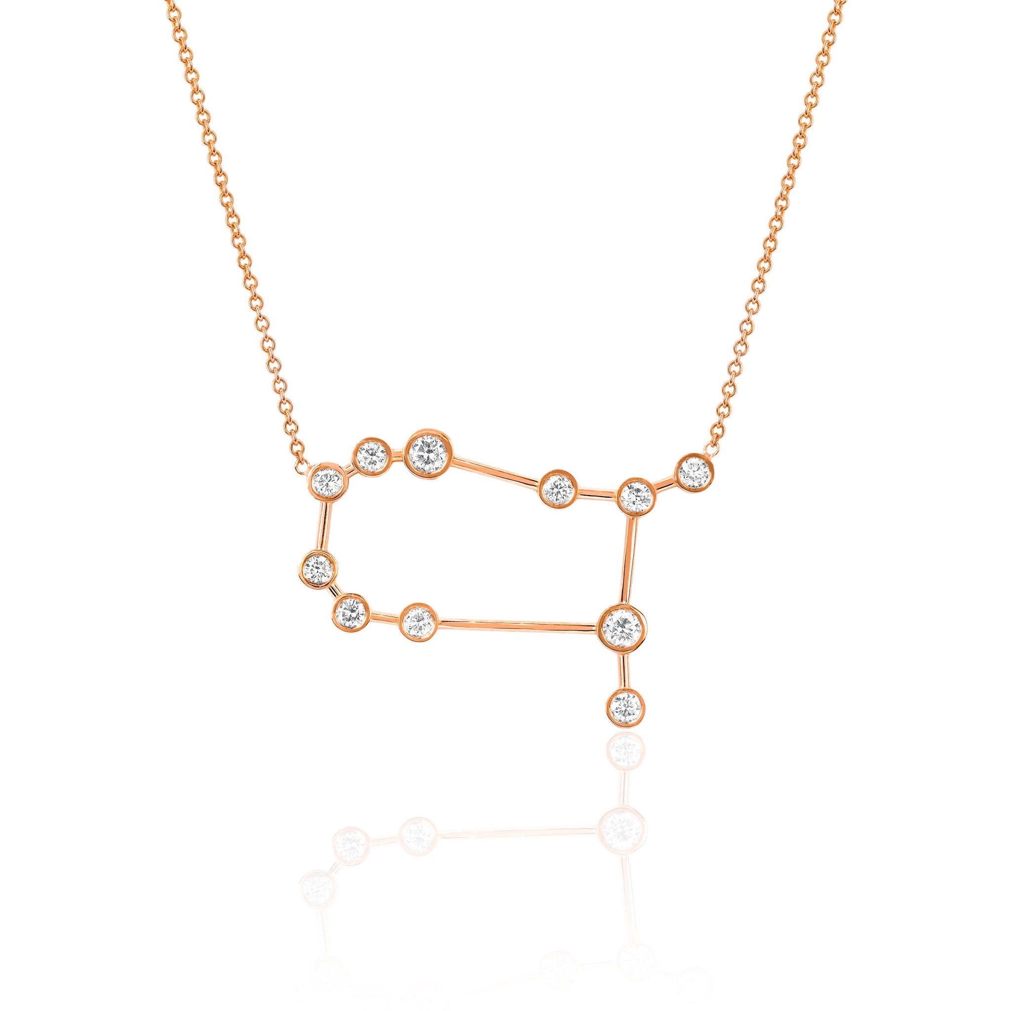 Gold Capricorn Constellation Personalised Necklace | Engravers Guild