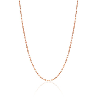 Baby Alchemy Link Necklace Rose Gold 14"-15"  by Logan Hollowell Jewelry