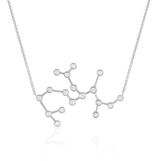 Sagittarius Constellation Necklace | Ready to Ship White Gold   by Logan Hollowell Jewelry