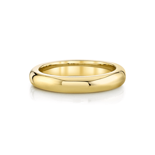Solid Cloud Fit Band 4 Yellow Gold  by Logan Hollowell Jewelry